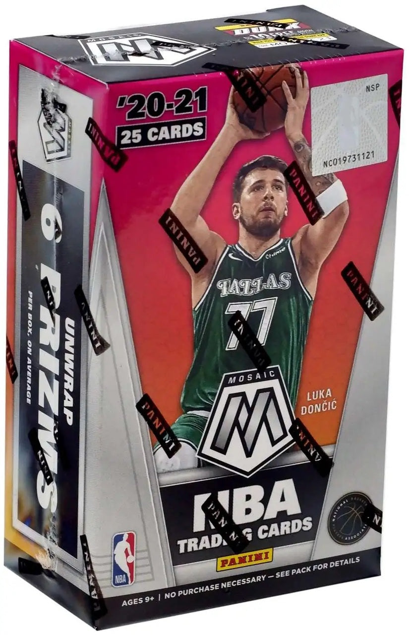 2020-21 Mosaic Basketball Cereal Box