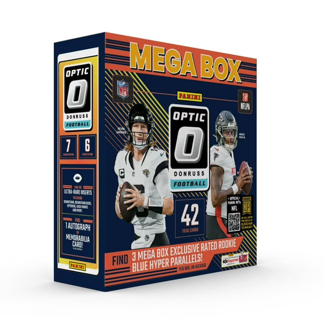2024 Panini Donruss Optic Football Mega Box (Blue Hyper Parallels)