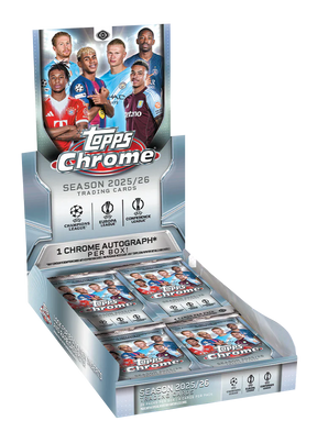 2025-26 Topps Chrome UEFA Club Competitions - Hobby Box