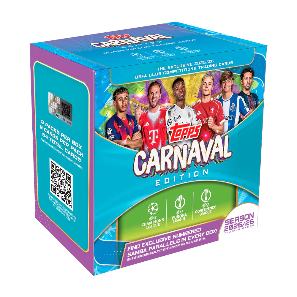 2025-26 Topps UEFA Club Competitions Carnaval Hobby Box