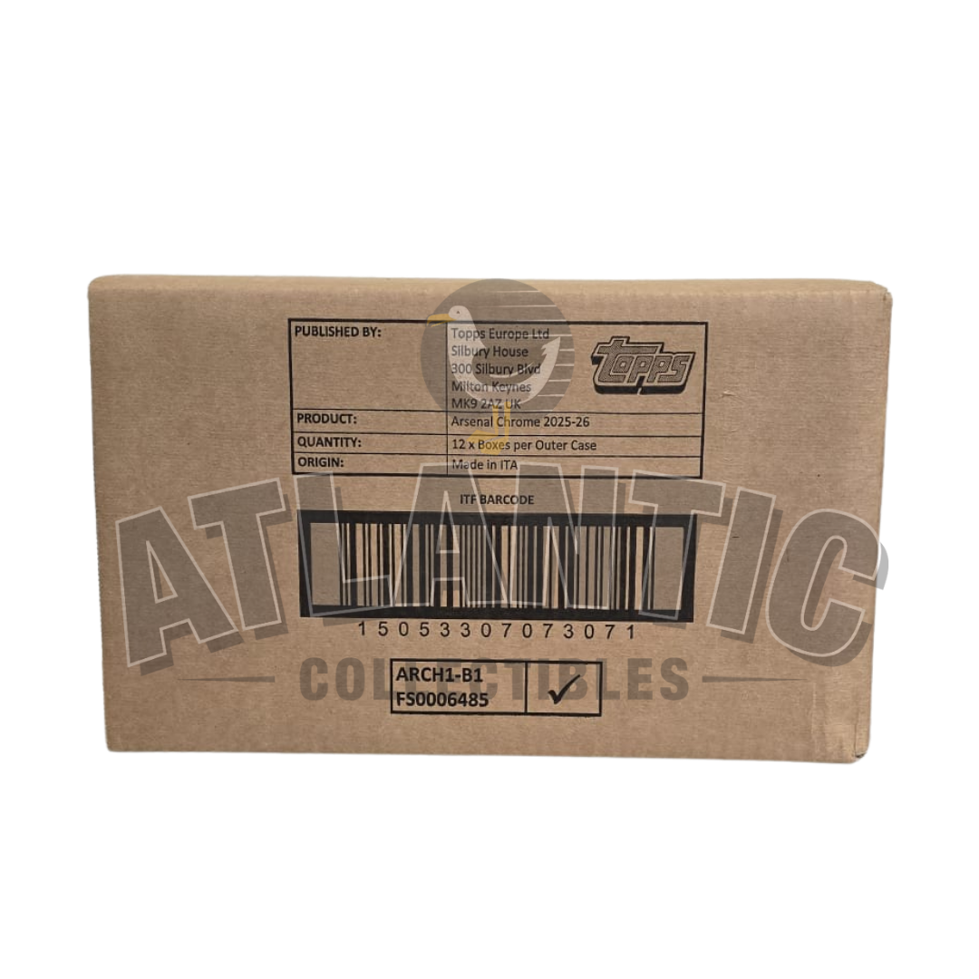 2025-26 Topps Arsenal Chrome Hobby Box
