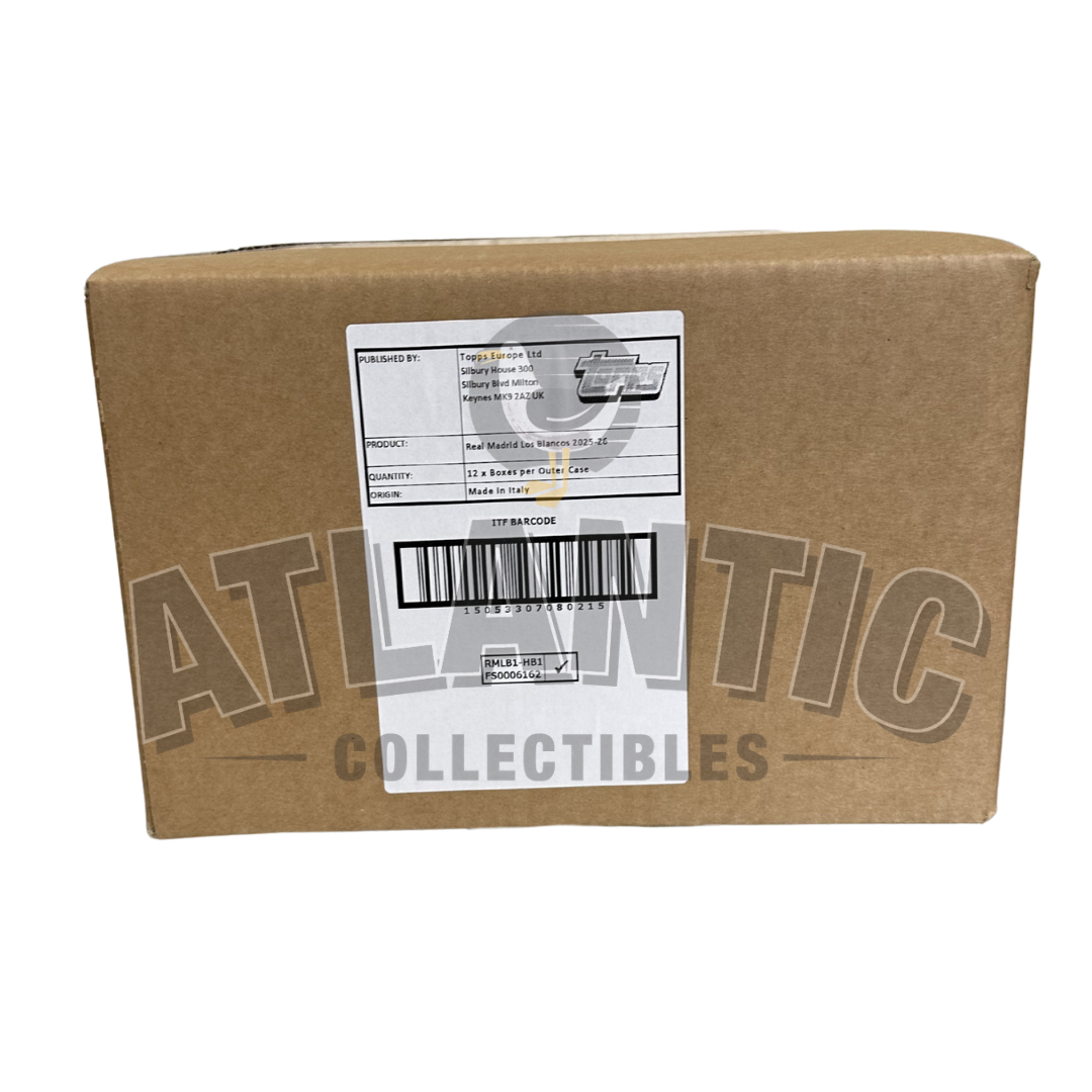 2025-26 Topps Real Madrid Los Blancos Hobby Box