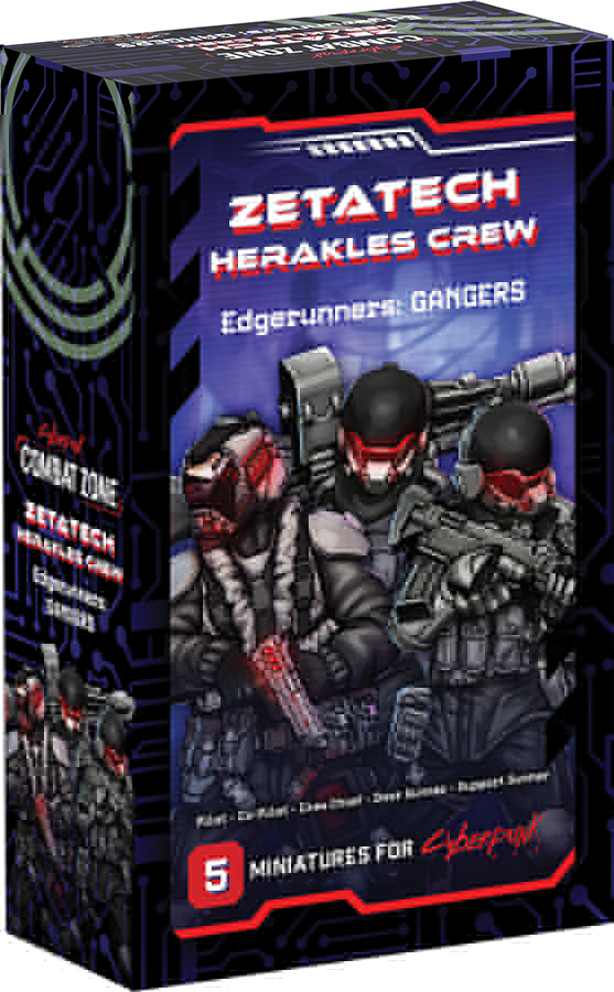 Cyberpunk RED: Combat Zone - Zetatech Herankles Crew (PRE-ORDER - Release Date: June 26, 2026)
