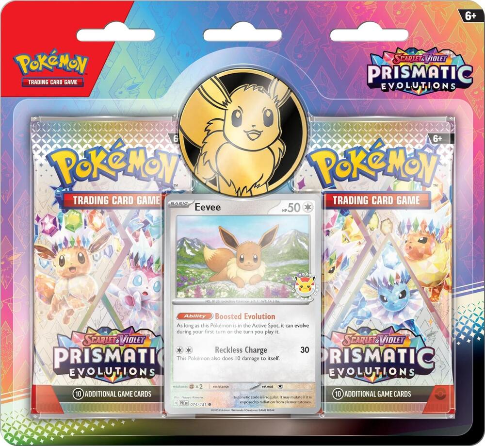 Pokemon Prismatic Evolutions 2 Pack Blister