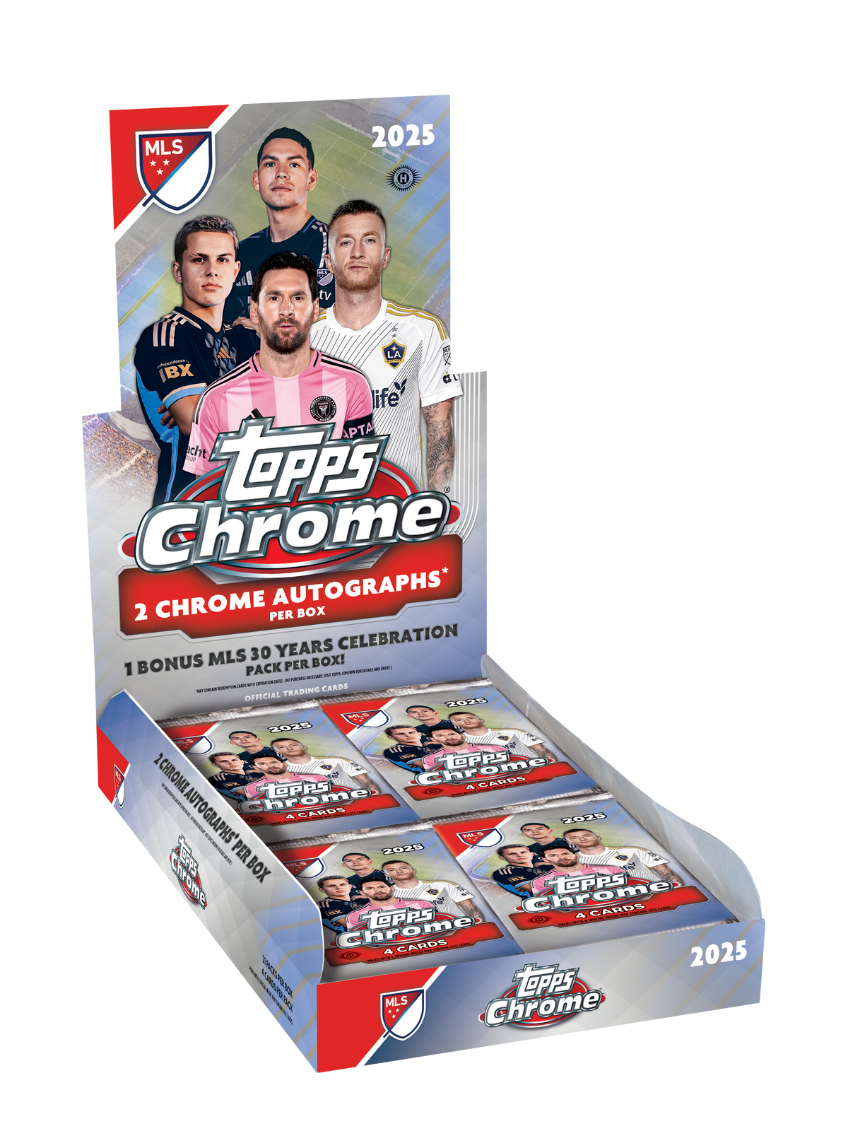 2025 Topps Chrome MLS - Hobby Box
