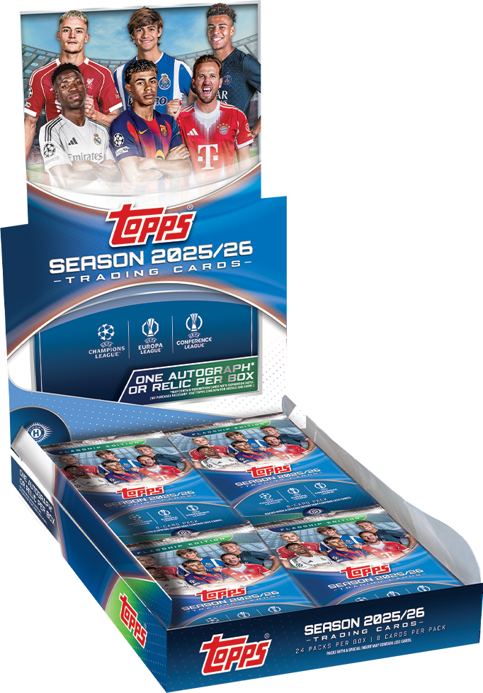 2025-26 Topps UEFA Club Competitions Flagship - Hobby Box
