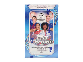 2025-26 Topps Chrome Women's UEFA Champions League Soccer Hobby 12-Box Case