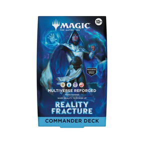 Magic The Gathering Reality Fracture Commander Deck Multiverse Reforged – MTG 100-Card Preconstructed Deck with Foil Mythic Rare Cards, Tokens & Deck Box (PREORDER - Release Date Oct. 2, 2026)