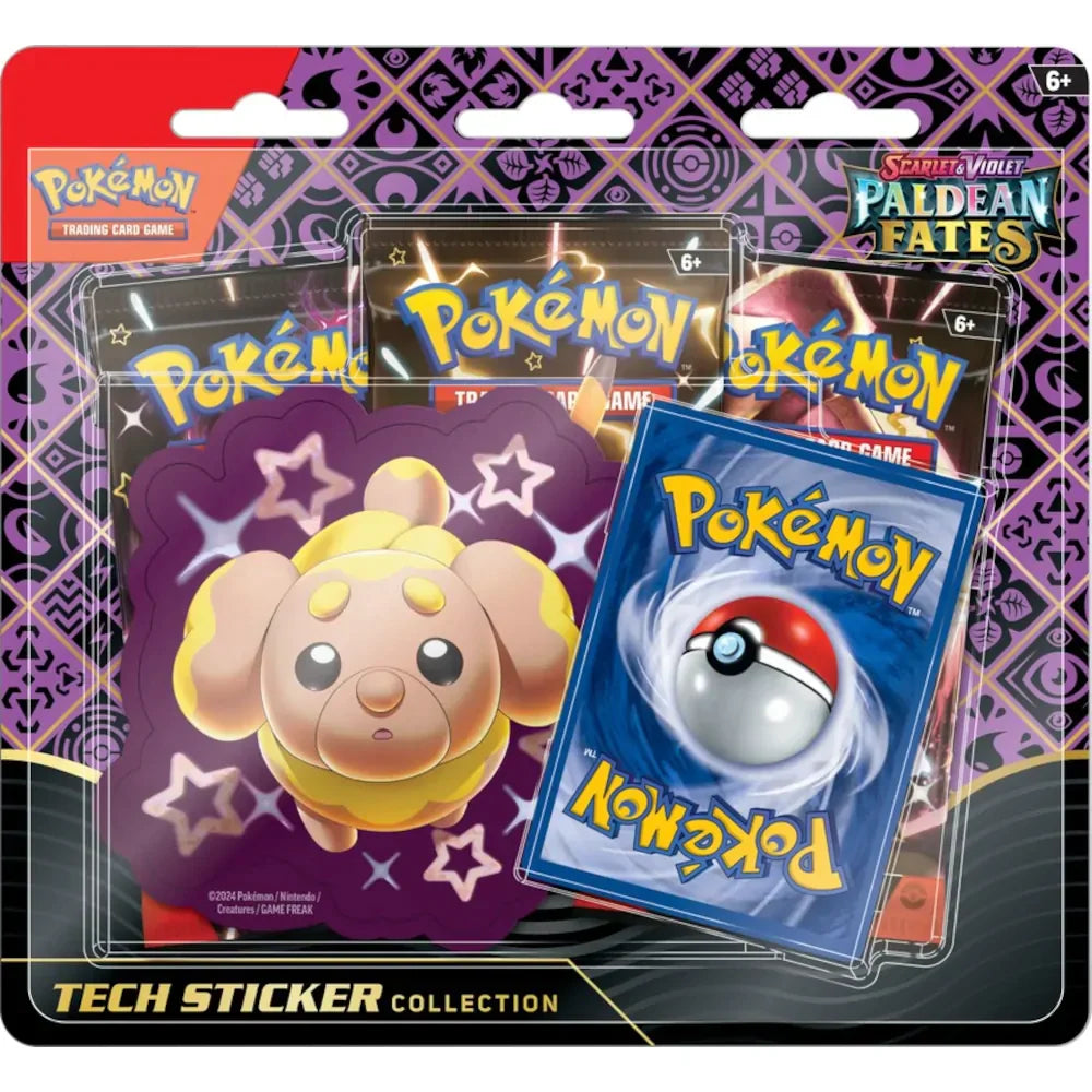Pokemon Paldean Fates Tech Sticker Collection