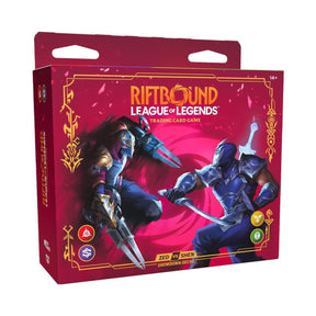 Riftbound League of Legends Vendetta Showdown Decks Zed vs Shen | 2 Ready-to-Play 56-Card Decks | Includes 2 Booster Packs, Playmats, Rulebook & Deck Boxes | Two-Player TCG Starter Set (PREORDER - Release Date July 2026)