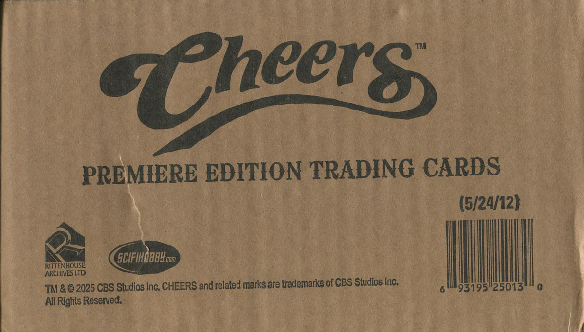 Cheers Premiere Editon Trading Cards Hobby 12-Box Case (Rittenhouse 2025)