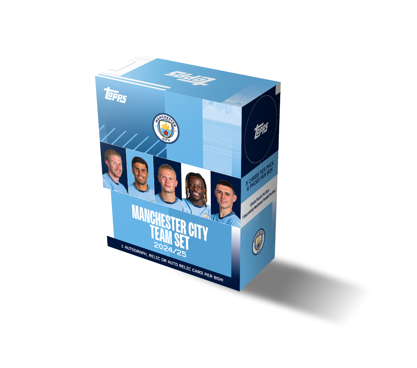2024-25 Topps Manchester City FC Team Set Box