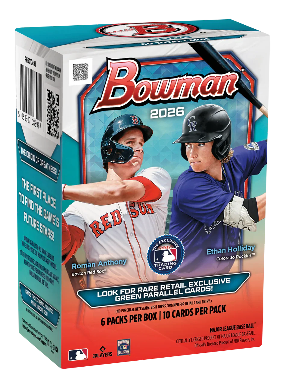 2026 Bowman Baseball Blaster Box (Green Parallels)