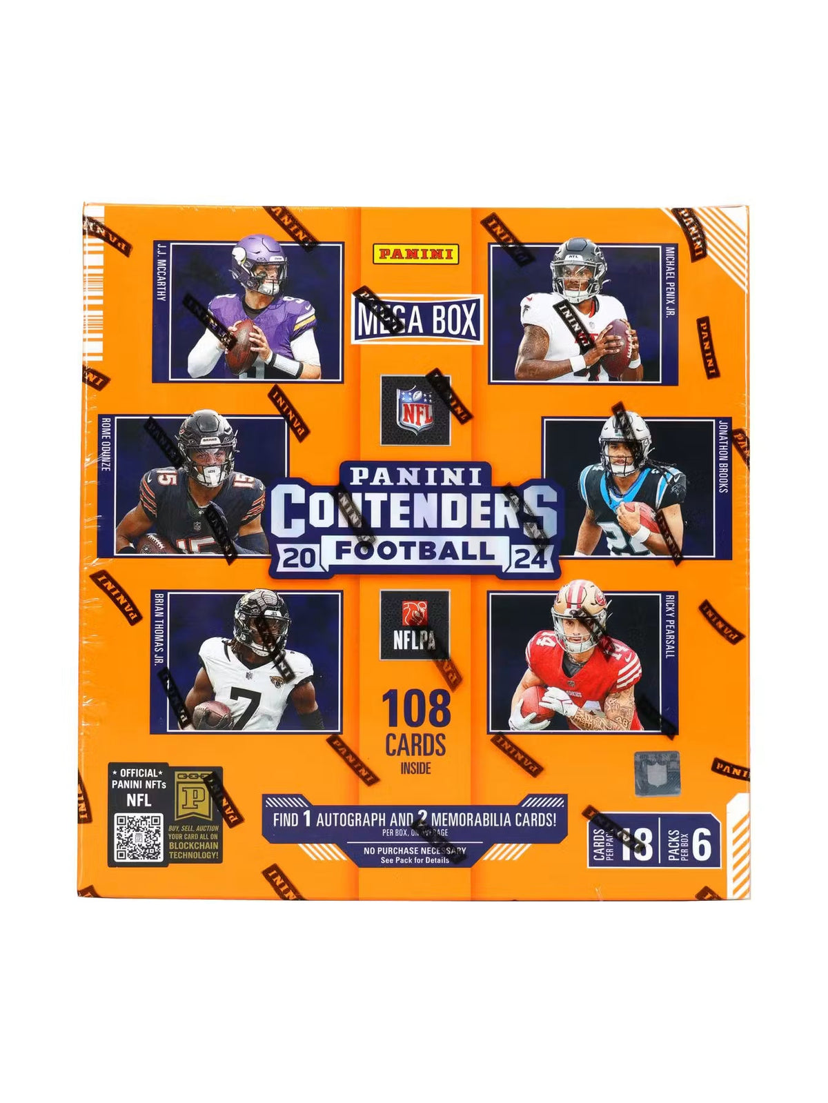 2024 Panini Contenders Football Mega Box(Teal Parallels)