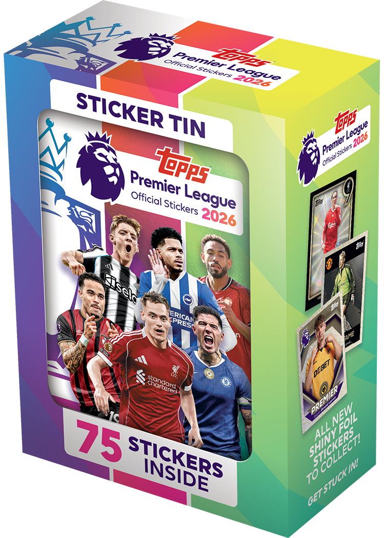 Premier League Stickers 2026 - Sticker Tin
