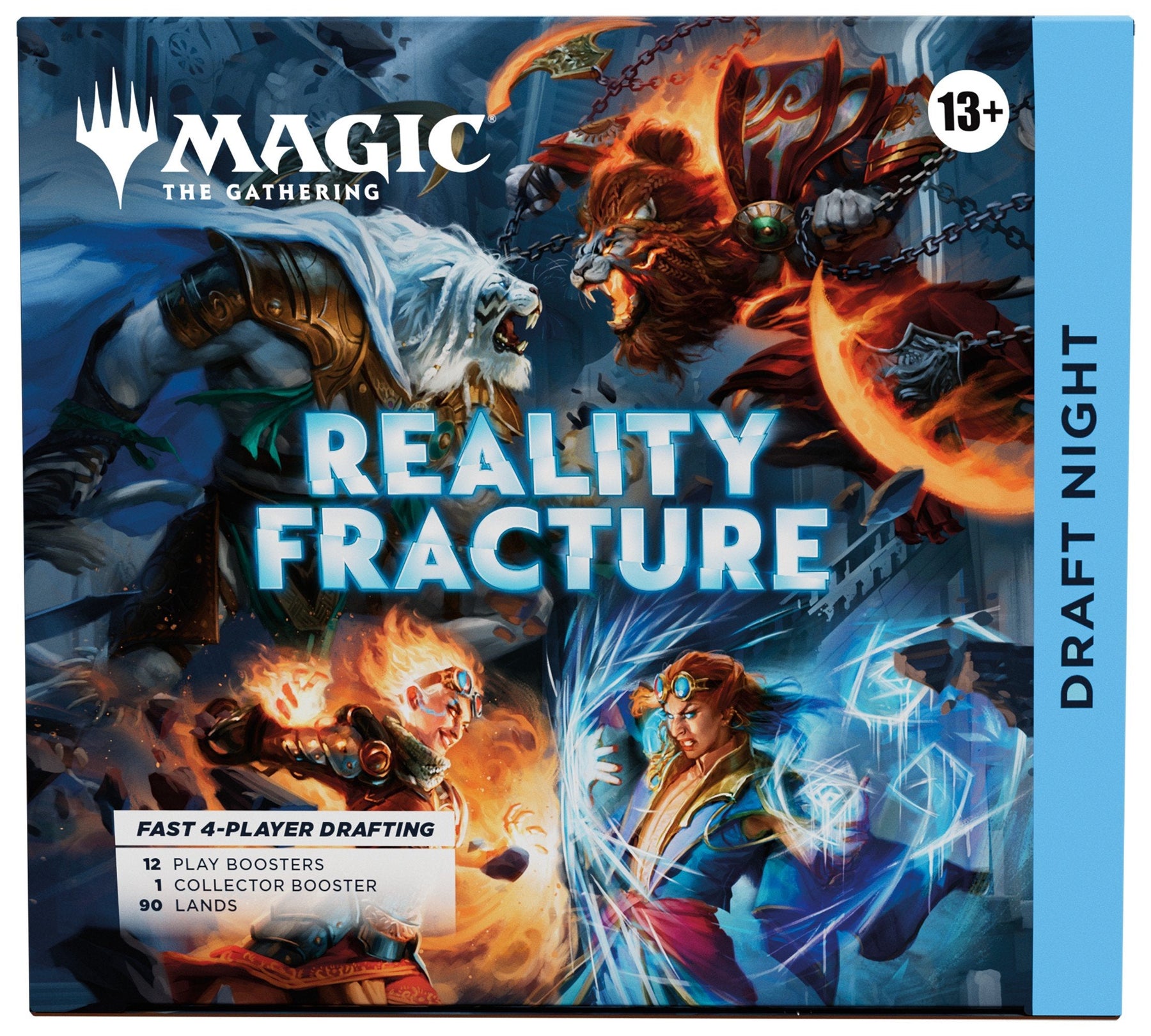 Magic: The Gathering Reality Fracture Draft Night Box for 4 Players with Collector Booster, Pick-Two Draft Party Kit, MTG Trading Card Game (PREORDER - Release Date Oct. 2, 2026)
