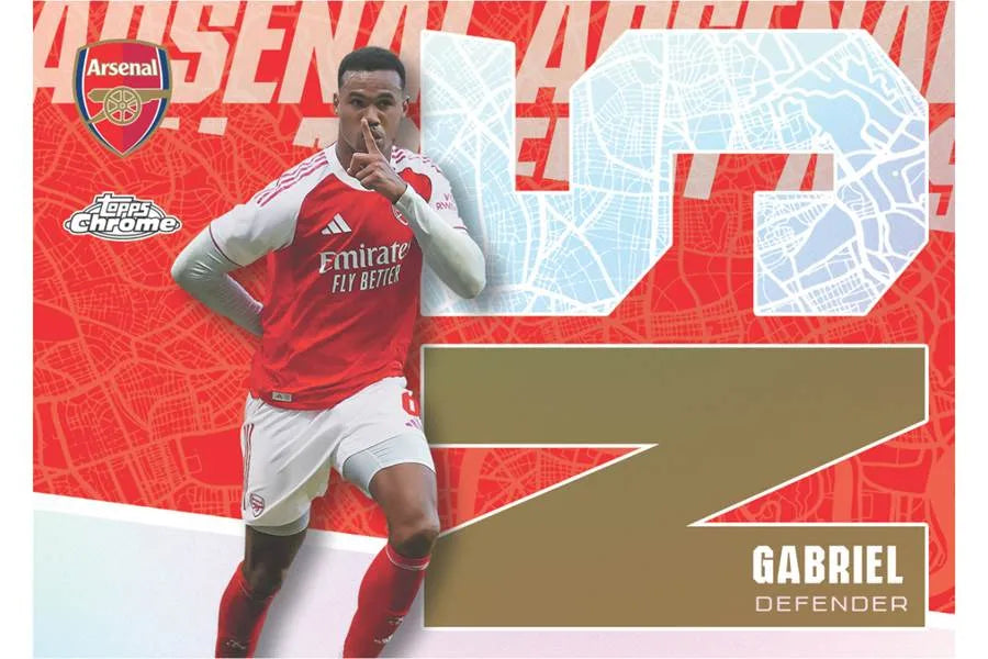 2025-26 Topps Arsenal Chrome Hobby Box