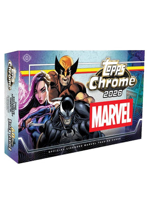 Topps Chrome Marvel Comics 2026 Hobby Box (PREORDER - Release Date July 1, 2026)