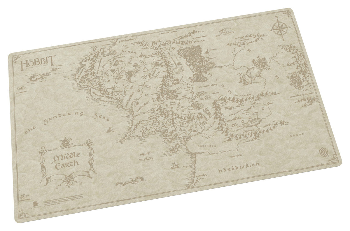 Ultimate Guard Sophoskin Playmat The Hobbit Middle-Earth Map Officially Licensed TCG Playmat Non-Slip Gaming Mat for Trading Card Games Desk Protection (PRE-ORDER - Release Date: July 28, 2026)
