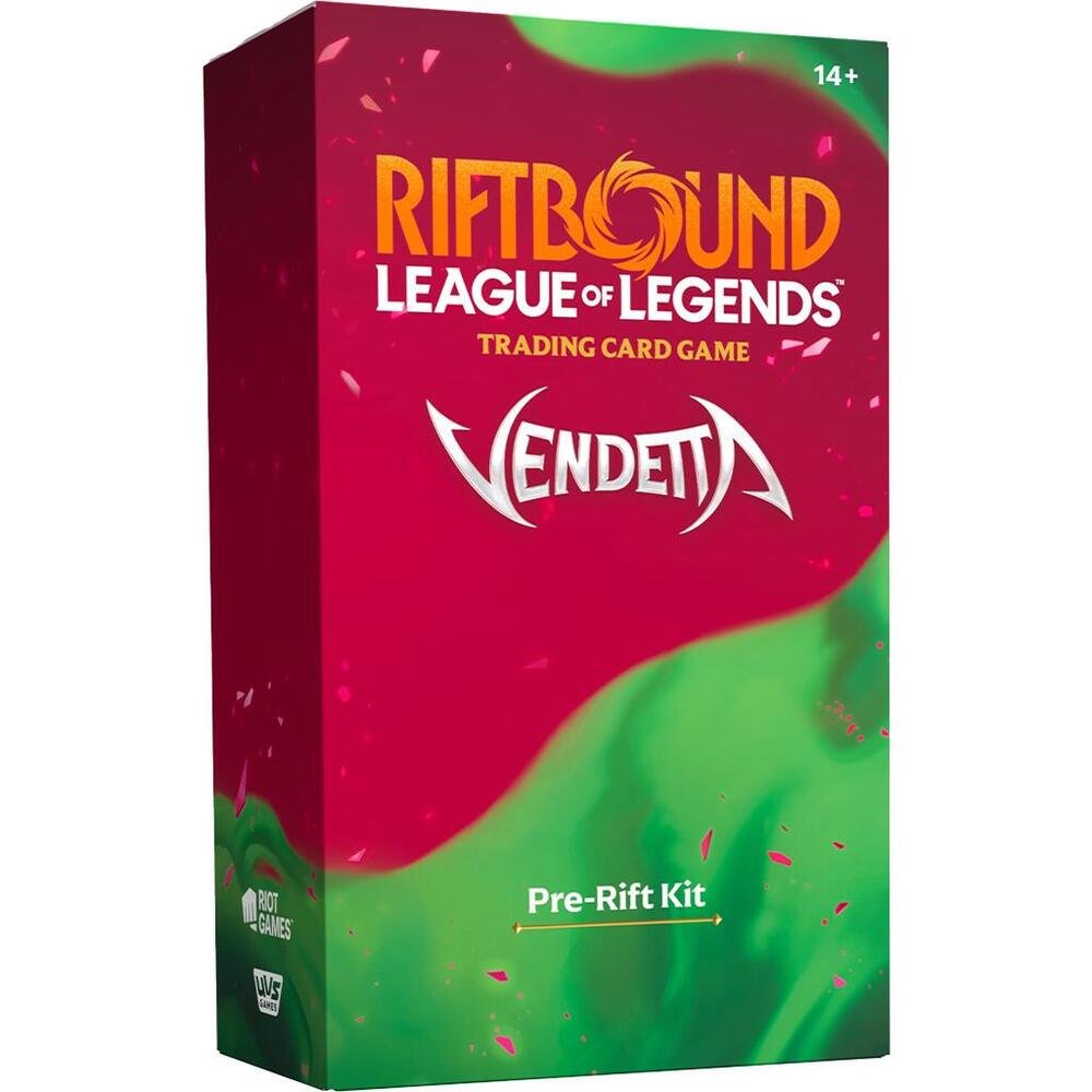 Riftbound League of Legends TCG Vendetta Pre-Rift Kit | Preconstructed Champion Deck, 5 Vendetta Booster Packs & Promo Card | Trading Card Game Starter Kit (PREORDER - Release Date July 2026)