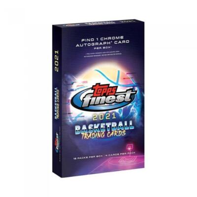 2021toppsfinestbasketballhobbybox 2021/22 Topps Finest Basketball Hobby Box