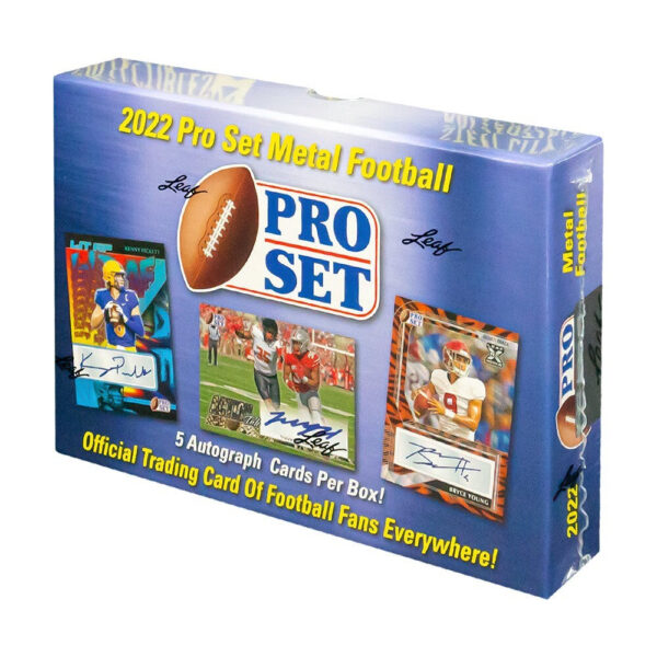 2022prosetmetalfootball-1 2022 Pro Set Metal Football Hobby Box