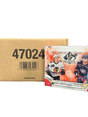 202324-upper-deck-sp-authentic-hockey-hobby-8-box-case__63963 2023/24 Upper Deck SP Authentic Hockey Hobby 8-Box Inner Case