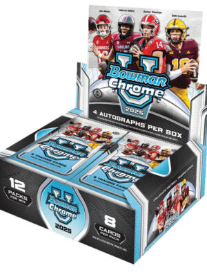 2025-bowman-university-chrome-football-hobby-jumbo-box__45343-1 2025 Bowman Chrome University Football Jumbo Box