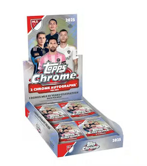 2025-mls-chrome-hobby-box 2025 Topps MLS Chrome Soccer Hobby Box