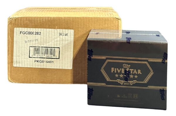 2025fivestar 2025 Topps Five Star Baseball 3 Box Case