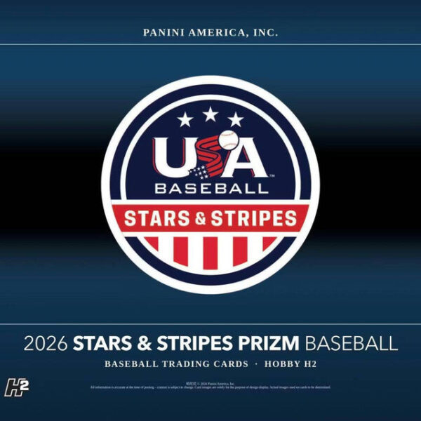 2026-panini-usa-stars-and-stripes-prizm-baseball-h2__31970.1770927956-2980127495 2026 Panini USA Stars & Stripes Prizm Baseball H2 Box
