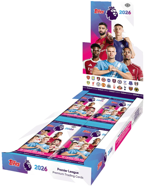 2026epl 2025/26 Topps Premier League Soccer Hobby Box