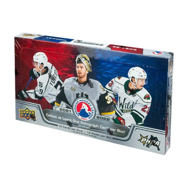 2122ahlhk 2021/22 Upper Deck AHL Hockey Hobby Box