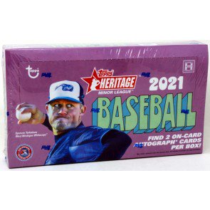 21tpheritageminorleaguebb_1 2021 Topps Heritage Minor League Baseball Hobby Box