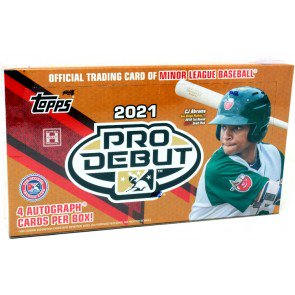 21tpprodebutbb_1 2021 Topps Pro Debut Baseball Hobby Box