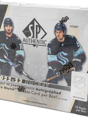 22-23spauthentic 2022/23 Upper Deck SP Authentic Hockey Hobby 16-Box Case