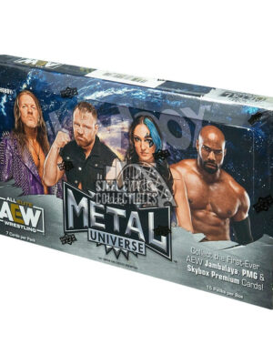 22aew-metal-box66762 2022 Upper Deck AEW Skybox Metal Universe Hobby Box