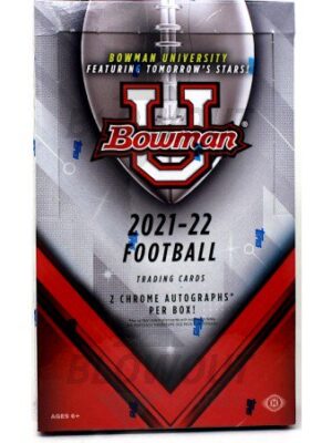 22bwuniversityfb_1 2022 Bowman University Football Hobby Box