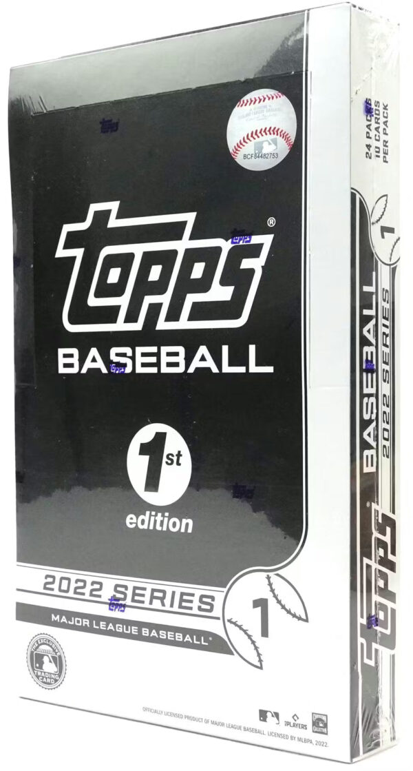 22topbowdr1st_1 2022 Topps Series 1 Baseball 1st Edition Box