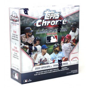 22tpchromelogofracbb 2022 Topps Chrome Baseball Logofractor Edition Box