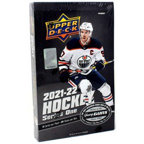 22udseronehk_1 2021/22 Upper Deck Series 1 Hockey Hobby Box
