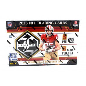23pnlimitedfbfotl_1 2023 Panini Limited Football 1st Off The Line FOTL Hobby Box