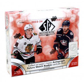 23udspauthentichk 2023/24 Upper Deck SP Authentic Hockey Hobby Box