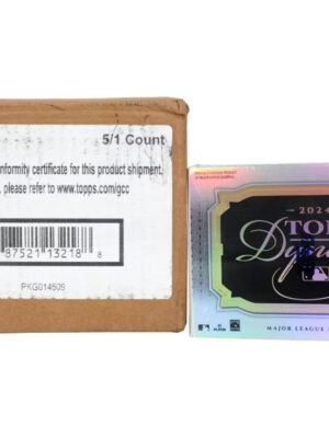 24dynastycase-1 2024 Topps Dynasty Baseball 5 Box Hobby Case