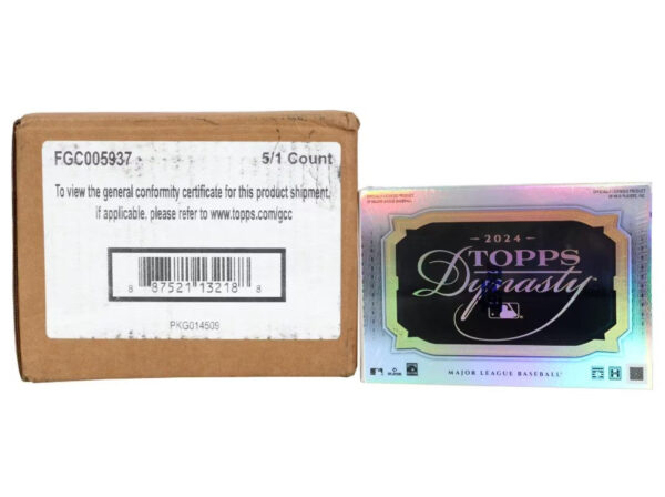 24dynastycase-1 2024 Topps Dynasty Baseball 5 Box Hobby Case