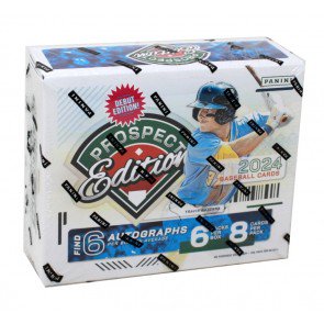 24pnprospecteditbb_1 2024 Panini Prospect Edition Baseball Hobby 20 Box Case