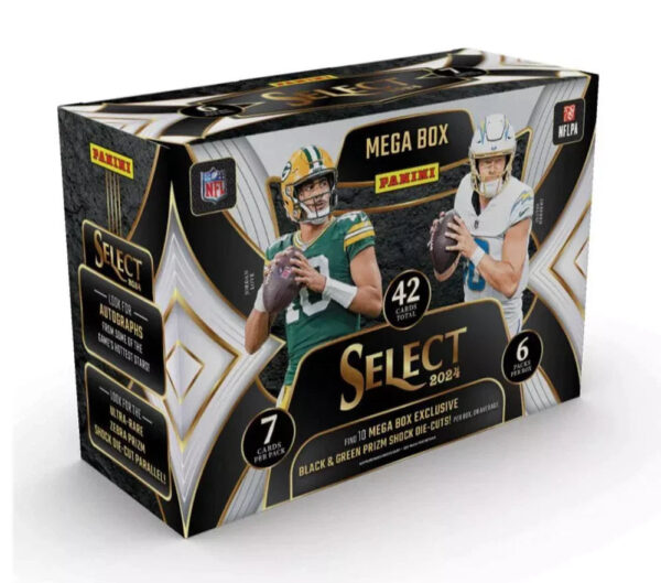 24selectfbmeg 2024 Panini Select Football Hobby Mega Box
