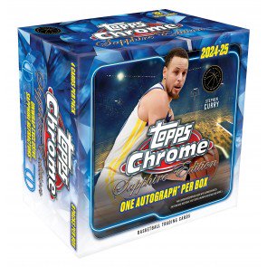 24tpchromebksap 2024/25 Topps Chrome Basketball Sapphire Edition Box