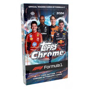 24tpchromef1rc 2024 Topps Chrome Formula 1 Racing Hobby Box