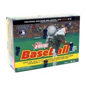 24tpheritagebbmega 2024 Topps Heritage Baseball Mega Box